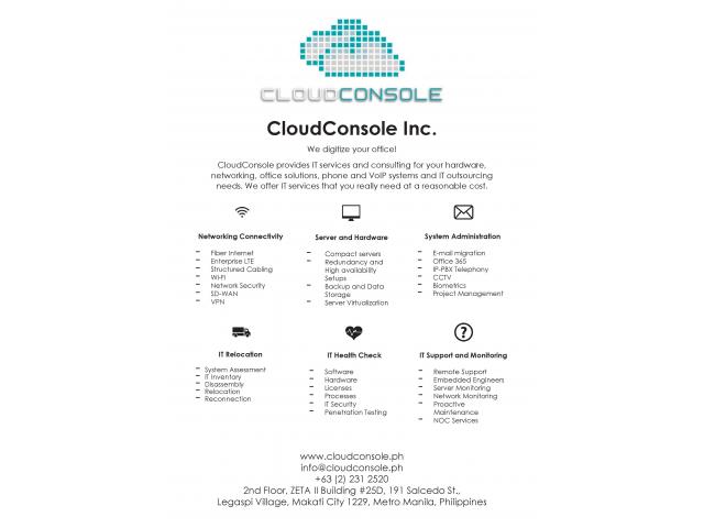 Cloud Console Inc. - IT Services